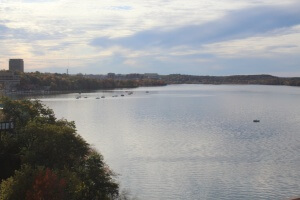 View of Lake Mendota and UW Campus