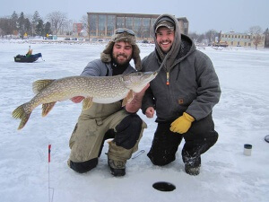 ice-fishing-musky, Photo via UW-Madison Center for Limnology