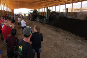 farm tour manure composting