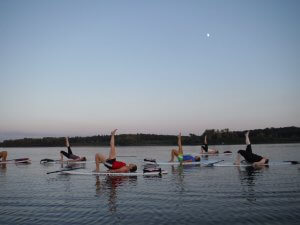 SUP Yoga (Courtesy Wingra Boats)
