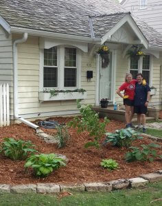 Anna & Jesse Ganz are Madison residents that built a rain garden