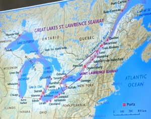 St. Lawrence Seaway Shipping Route