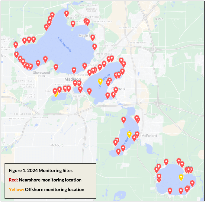Figure 1 - 2024 Monitoring locations