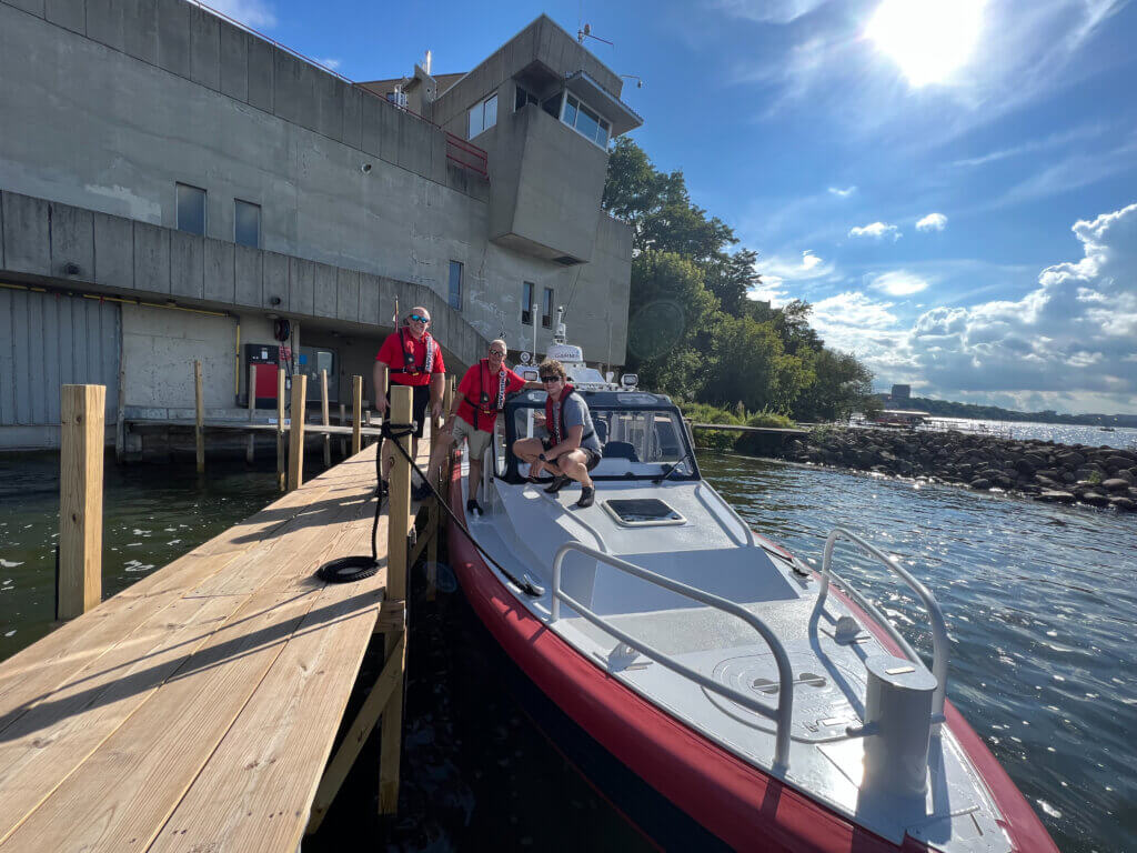 UW Lifesaving Station rescue boat