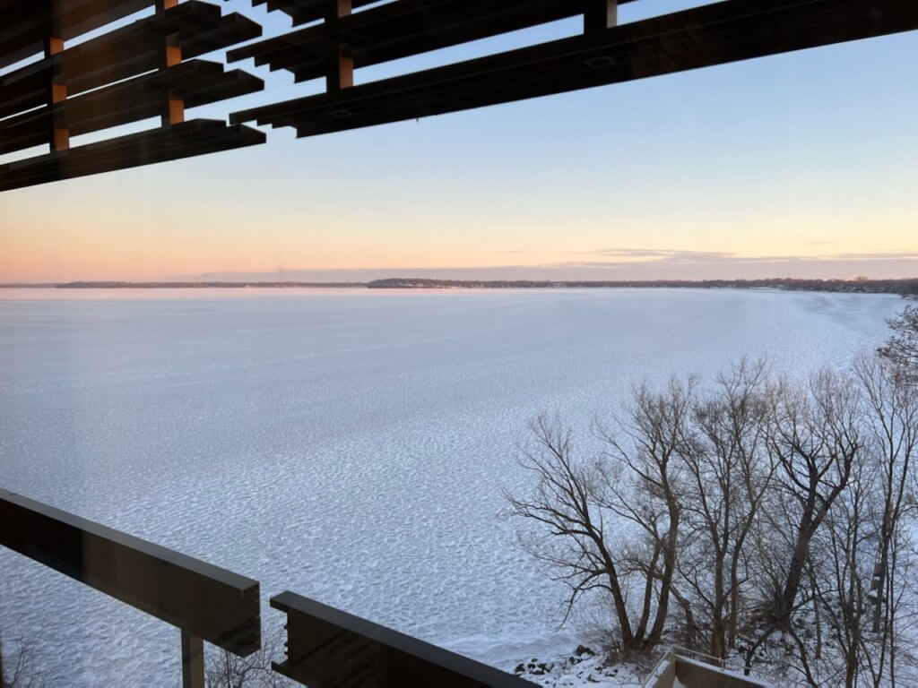 Lake Mendota frozen 7Jan2022
