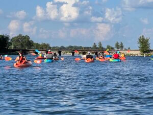 Paddling on Monona Bay - Brittingham Boats - Madison Magnet and OPEN