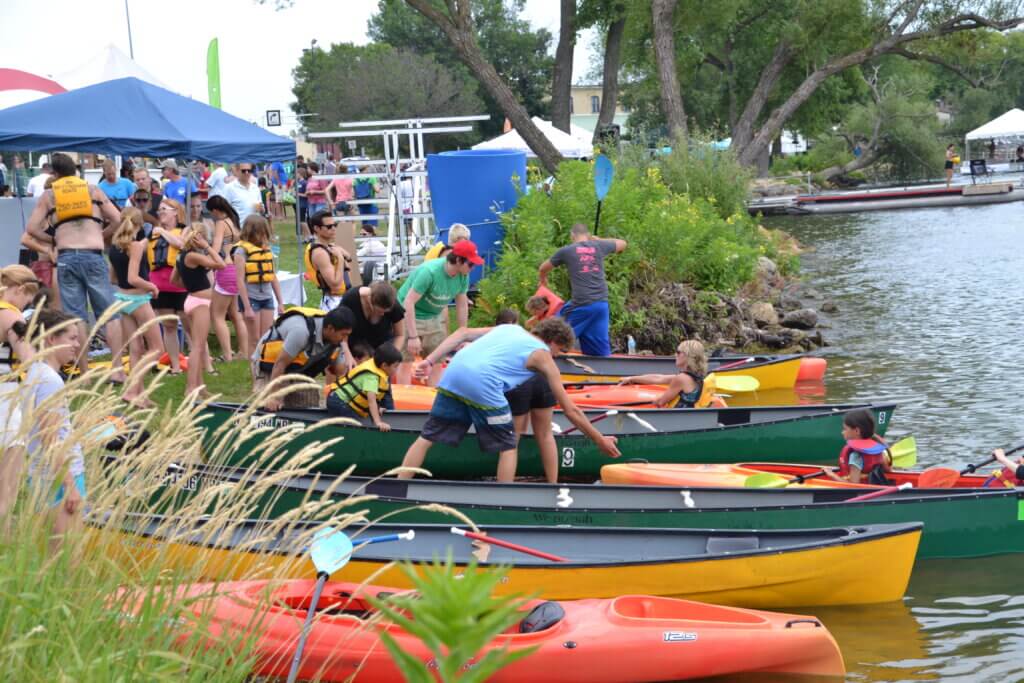 Clean Lakes Festival 2014 - canoes