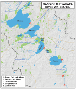 Dams of the Yahara River Watershed