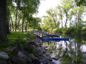 Babcock County Park's boat launch