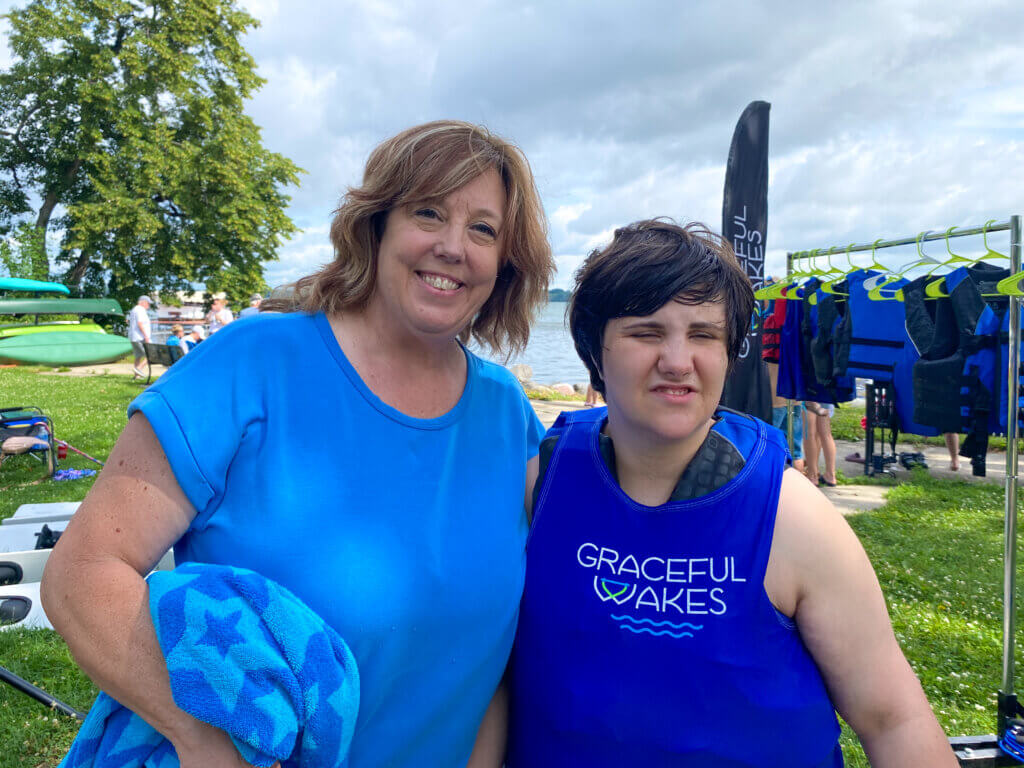 Rachel (Mother) and Carissa Leach